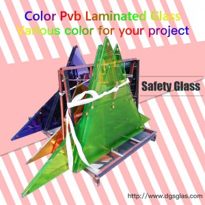 Čína 6,38 mm 8,38 mm cena čirého nebo barevného tvrzeného vrstveného skla pro stavební aplikace